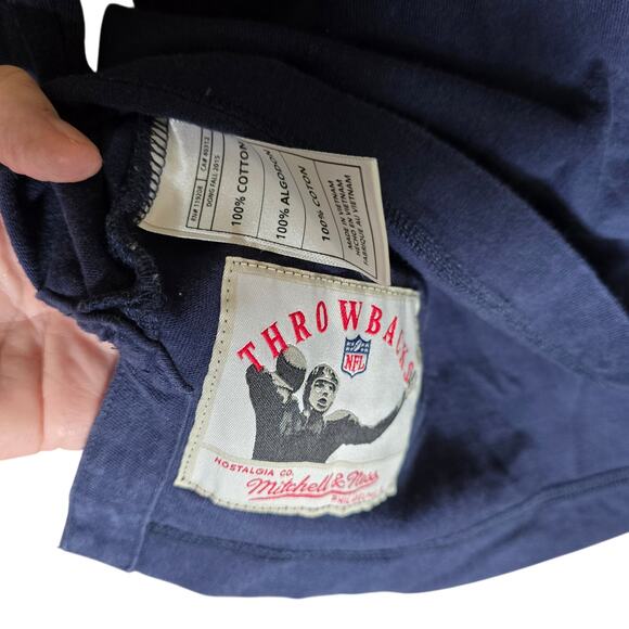 Vintage Mitchell & Ness Throwback Cowboys Men's M Soft Long Sleeve Sweatshirt - Picture 6 of 10